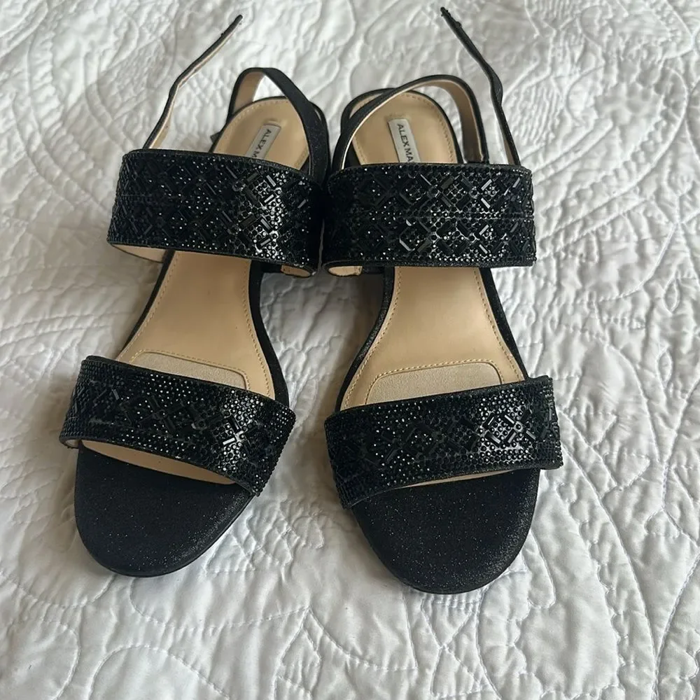 Alex Marie Calinatwo Black Heels Size:8.5